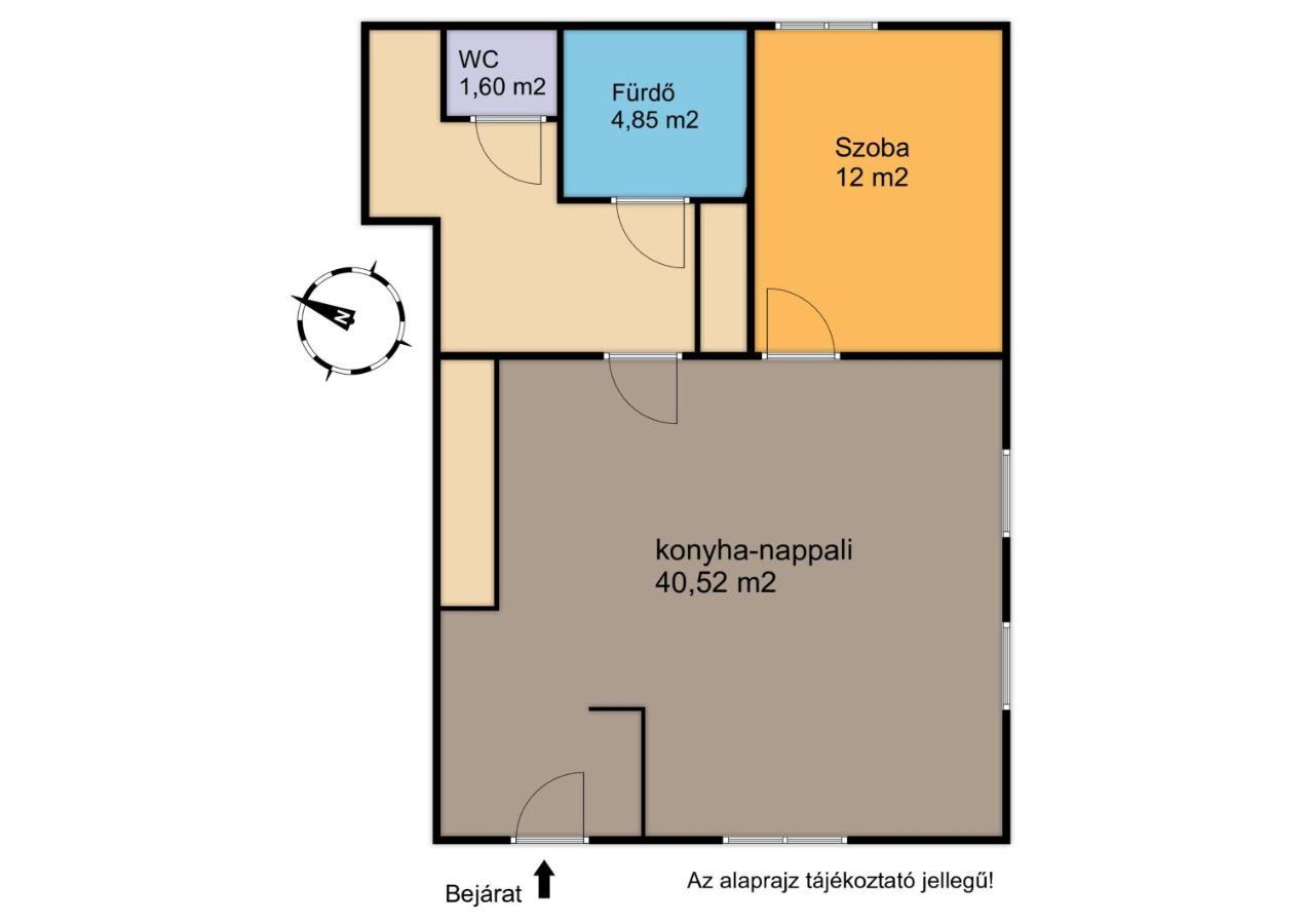 Deli Terasz B Apartman Free Parking, Self-Check-In Anytime Győr Exterior foto